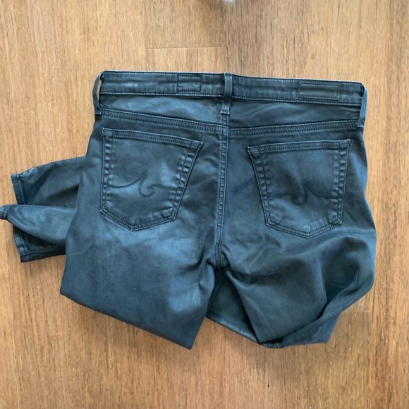 AG / THE LEGGING SKINNY JEAN COATED BLACK - Picture 6 of 6